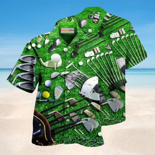 Golf Is Always A Good Idea Hawaiian Shirt For Resort Getaways Outdoor Parties And Everyday Summer Wear