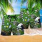 Golf Is Always A Good Idea Green Hawaiian Print Beach Shorts For Weekend Recreation And Style