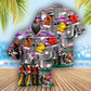 Game Golf Golfis Hawaiian Shirt Pattern Detail For Summer Holidays And Outdoor Fun
