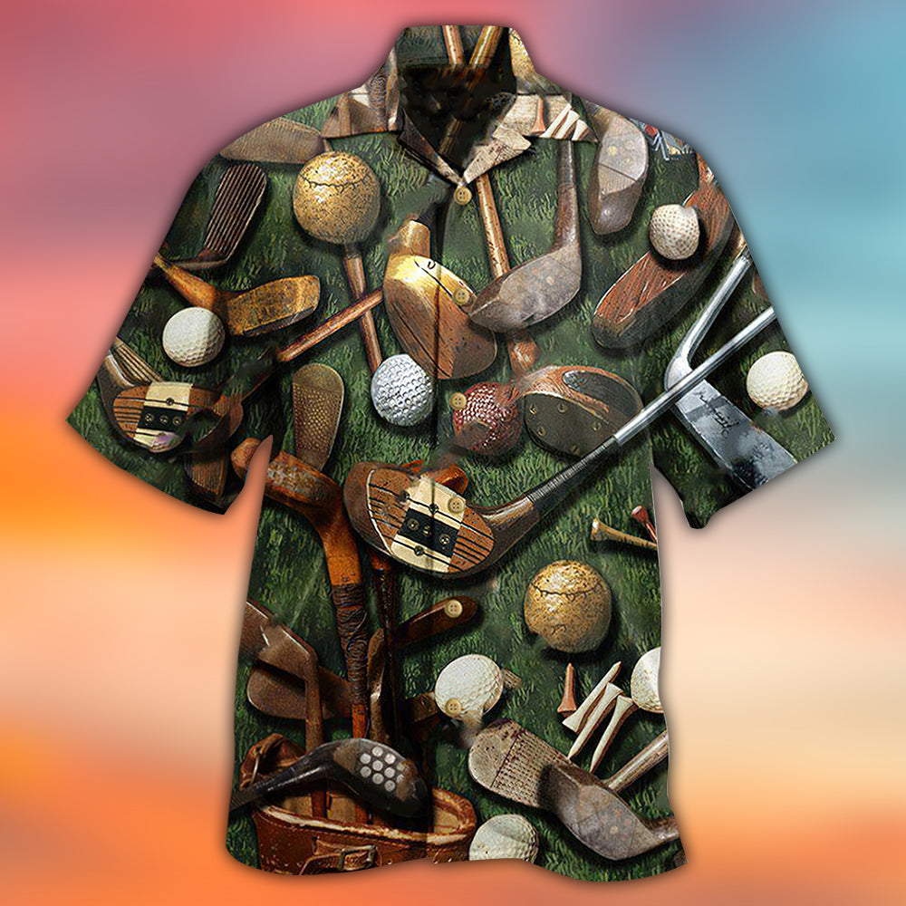 Golf Hawaiian Shirt For Poolside Relaxation And Sunny Getaways