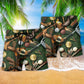 Golf Minimal Beach Shorts Pattern Detail For Seaside Leisure And Vacation Ready Style
