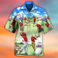 Golf People Playing Hawaiian Shirt For Vacation Days And Relaxed Coastal Outings