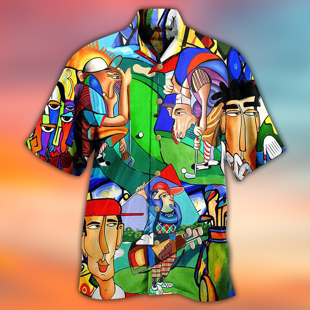 Golf That's Play Hawaiian Shirt Artwork View For Weekend Travel And Beach Style