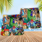 Golf Lifestyle Beach Shorts Pattern Detail For Poolside Fun And Bright Summer Outfits