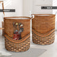 Golf Bag Rattan Texture Laundry Basket For Room Home Organizer