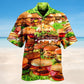Good Food Good Mood Hamburger Hawaiian Shirt For Tropical Trips Food Fans And Cheerful Summer Outings