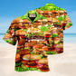 Good Food Good Mood Hamburger Hawaiian Shirt For Tropical Trips Food Fans And Cheerful Summer Outings