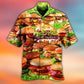 Food Good Mood Delicious Hamburger Hawaiian Shirt For Warm Weather Adventures And Everyday Comfort