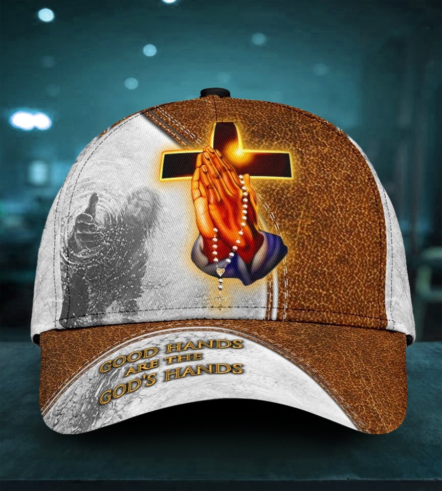 Good Hands Are Gods Classic Cap For Weekend Outings Holidays And Thoughtful Gifting