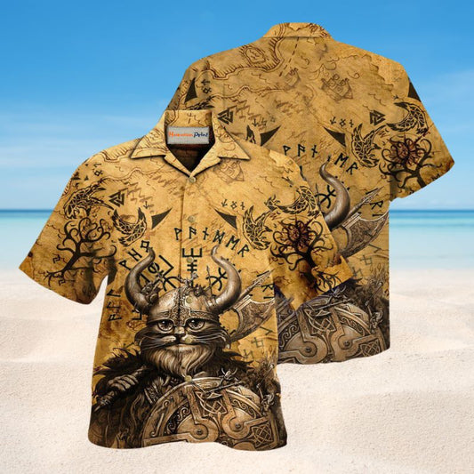 Mythic Cat Journey Hawaiian Shirt For Vacation Adventures Beach Events And Relaxed Warm Weather Style