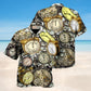 Clock Good Morning Ringing Alarm Hawaiian Shirt For Summer Vacation Beach Travel And Relaxed Casual Wear