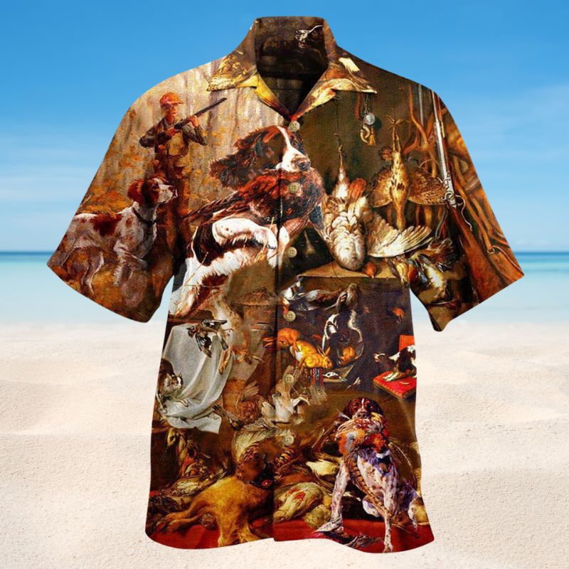 Hunting Good Things Come To Patient Hunters Hawaiian Shirt For Summer Vacation Beach Travel And Relaxed Casual Wear