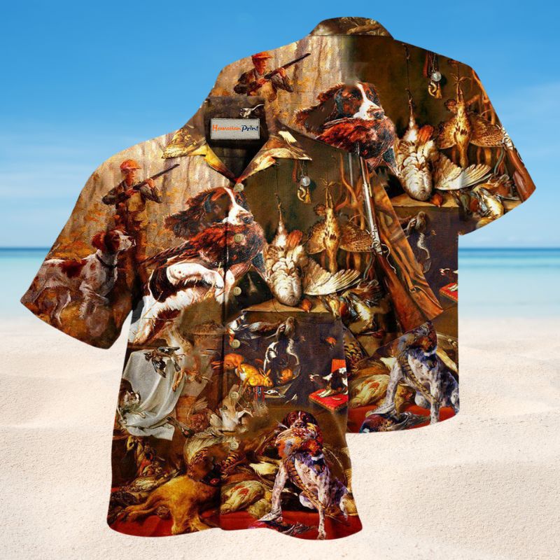 Hunting Good Things Come To Patient Hunters Hawaiian Shirt For Summer Vacation Beach Travel And Relaxed Casual Wear