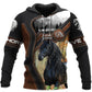 Friesian Love Horse Hoodie For Ranch Style Adventures Daily Wear And Thoughtful Gifts