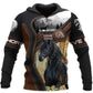 Friesian Love Horse Hoodie For Ranch Style Adventures Daily Wear And Thoughtful Gifts