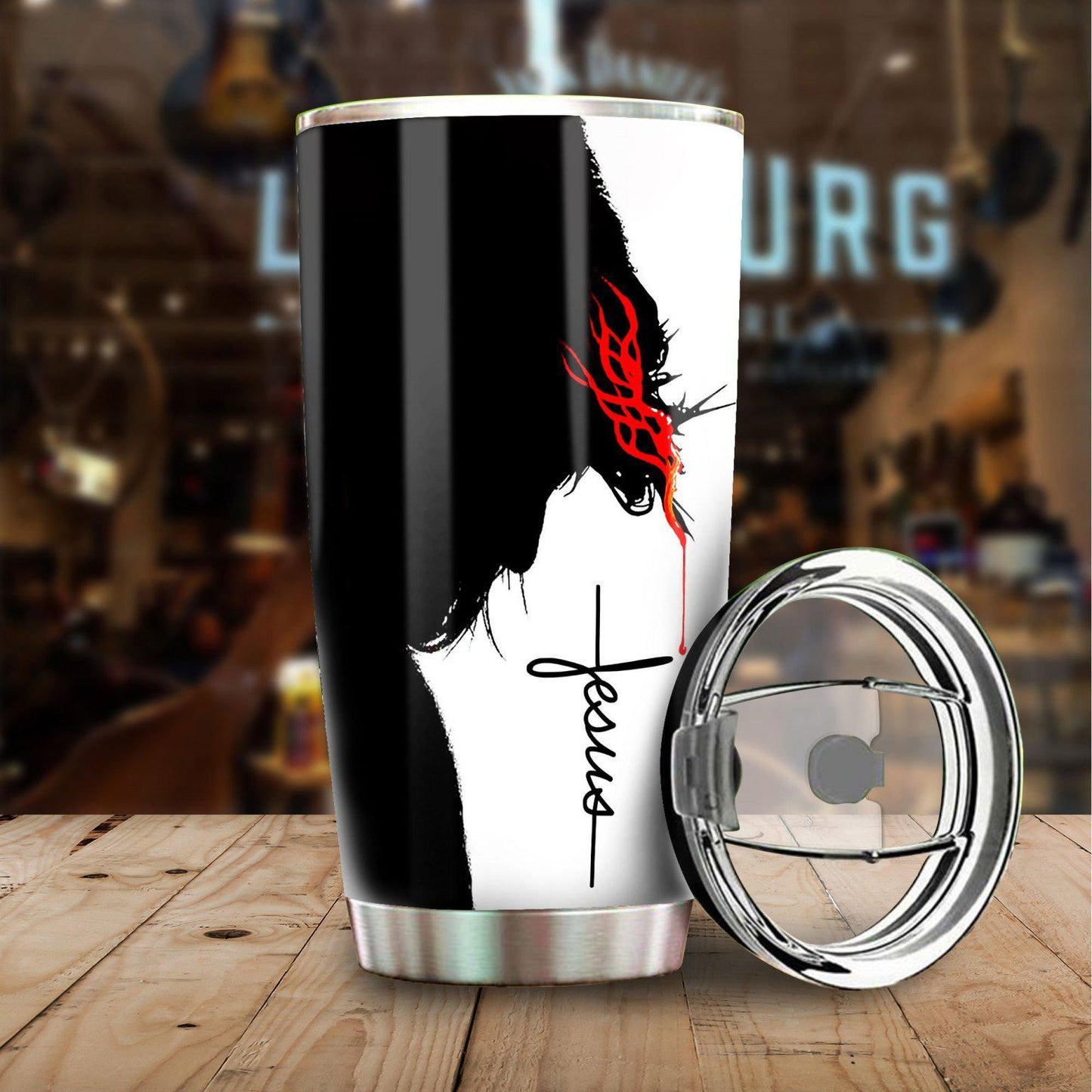 Jesus 20 Oz Tumbler For Coffee Travel And Daily Drinks