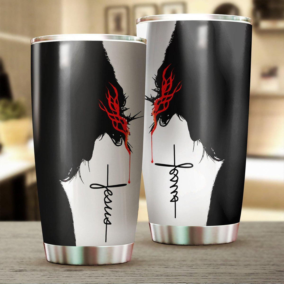 Jesus 20 Oz Tumbler For Coffee Travel And Daily Drinks