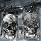 Gothic Skull Club Hollow Tank Top For Studio Workouts And Confident Outfits