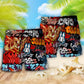 Graffiti Art Bold Color Expression Beach Shorts For Summer Vacation And Coastal Travel