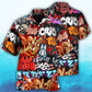 Creative Colorful Graffiti Street Hawaiian Shirt For Tropical Holidays, Outdoor Gatherings, And Everyday Comfort