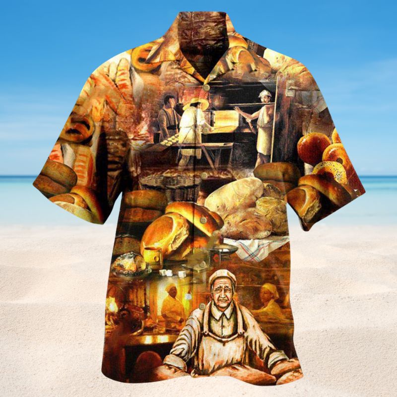 Artisan Bakery Flavor Hawaiian Shirt For Summer Parties Resort Vacations And Casual Beach Gatherings