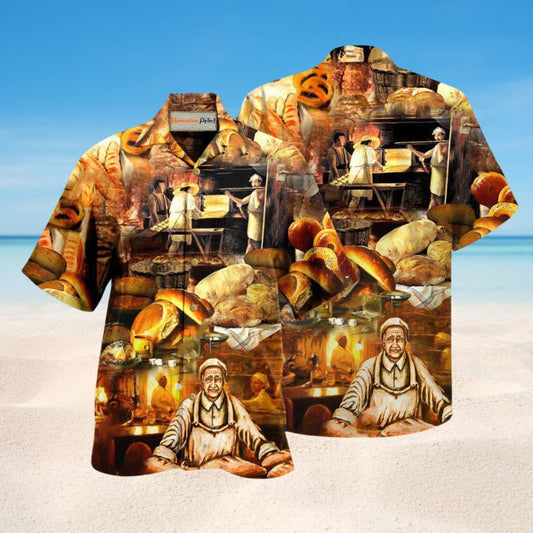 Artisan Bakery Flavor Hawaiian Shirt For Summer Parties Resort Vacations And Casual Beach Gatherings