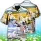 Dog Great Pyrenees Hawaiian Shirt Design View For Casual Summer Styling