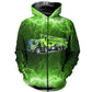 Green Truck Hoodie For Motor Culture Casual Wear Holidays And Thoughtful Gifts