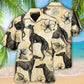 Tropical Floral Greyhound Hawaiian Shirt With Detailed Graphic For Island Holidays Summer Parties And Casual Outdoor Wear