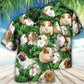 Green Tropical Pig Guinea Leaf Hawaiian Shirt For Warm Weather Adventures And Everyday Comfort