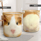 Guinea Pig Cute Face And Butt Laundry Basket For Bathroom Bedroom Storage