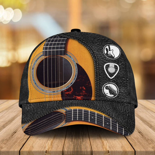 Guitar Vintage Classic Cap For Festivals Vacations Outdoor Fun And Daily Comfort