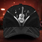 Guitar Carbon Black Music Classic Cap For Relaxed Outfits Outdoor Events And Holiday Trips