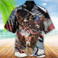 Guitar Independence Day Eagle Hawaiian Shirt For Vacation Days And Relaxed Coastal Outings