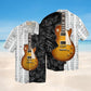 Guitar Electric Musician Hawaiian Shirt For Coastal Travel, Casual Events, And Comfortable Summer Wear