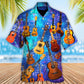 Guitar Ukulele Hawaiian Shirt For Beach Parties And Weekend Getaways