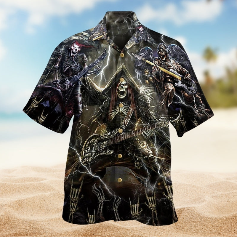 Island Summer Aloha Dog Personalized Photo Hawaiian Shirt Summer Design Detail For Vacation Style