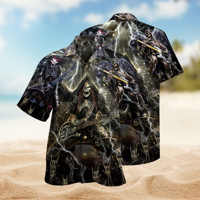 Island Summer Aloha Dog Personalized Photo Hawaiian Shirt Front Pattern View For Thoughtful Gifting