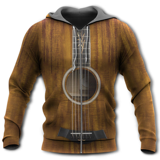 Vintage Happy Guitar Vibe Hoodie For Music Inspired Outfits Festivals And Relaxed Everyday Wear