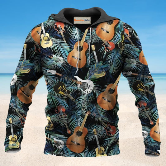 Guitar Love Life Music Hoodie For Concert Days Travel Adventures And Casual Layering
