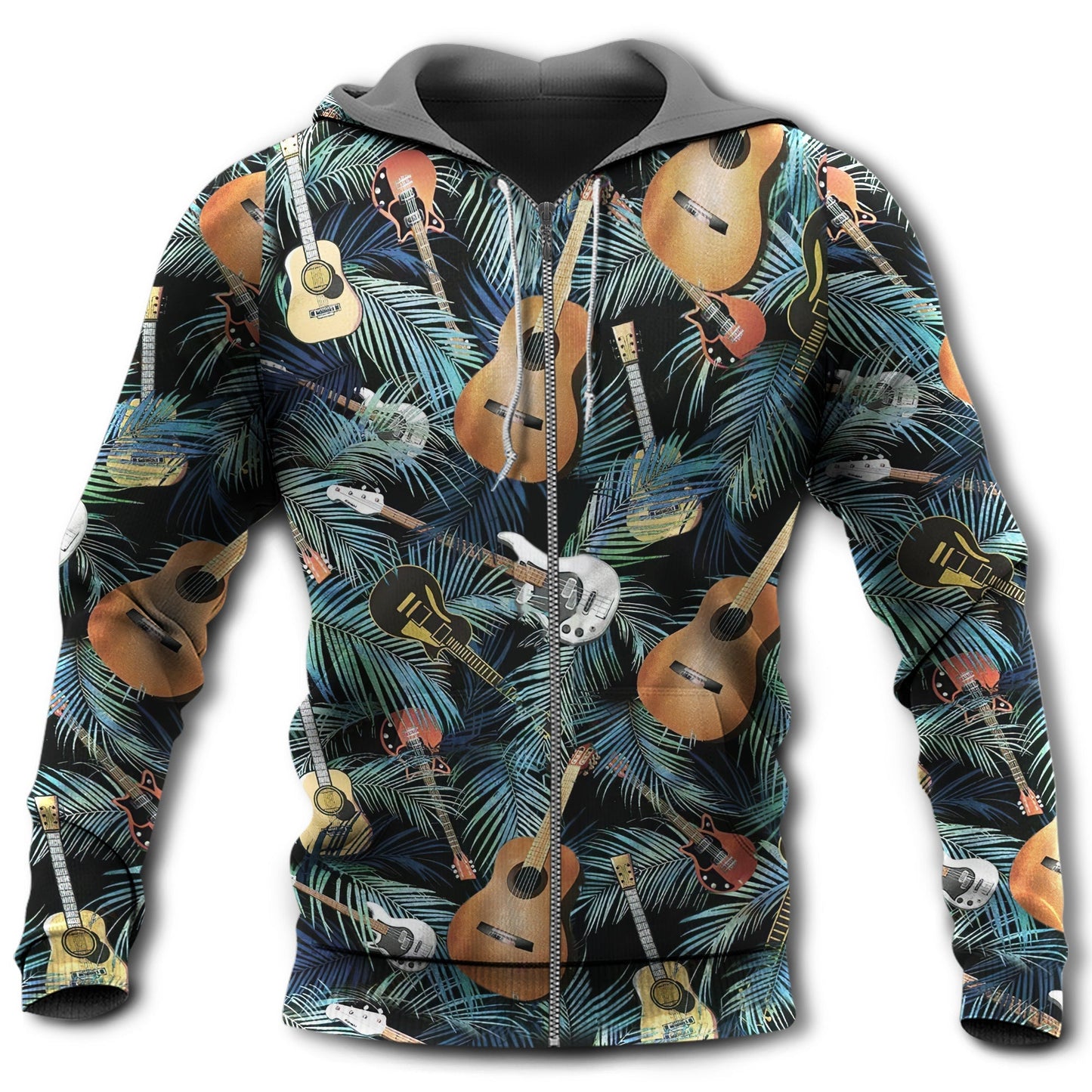 Guitar Love Life Music Hoodie For Concert Days Travel Adventures And Casual Layering
