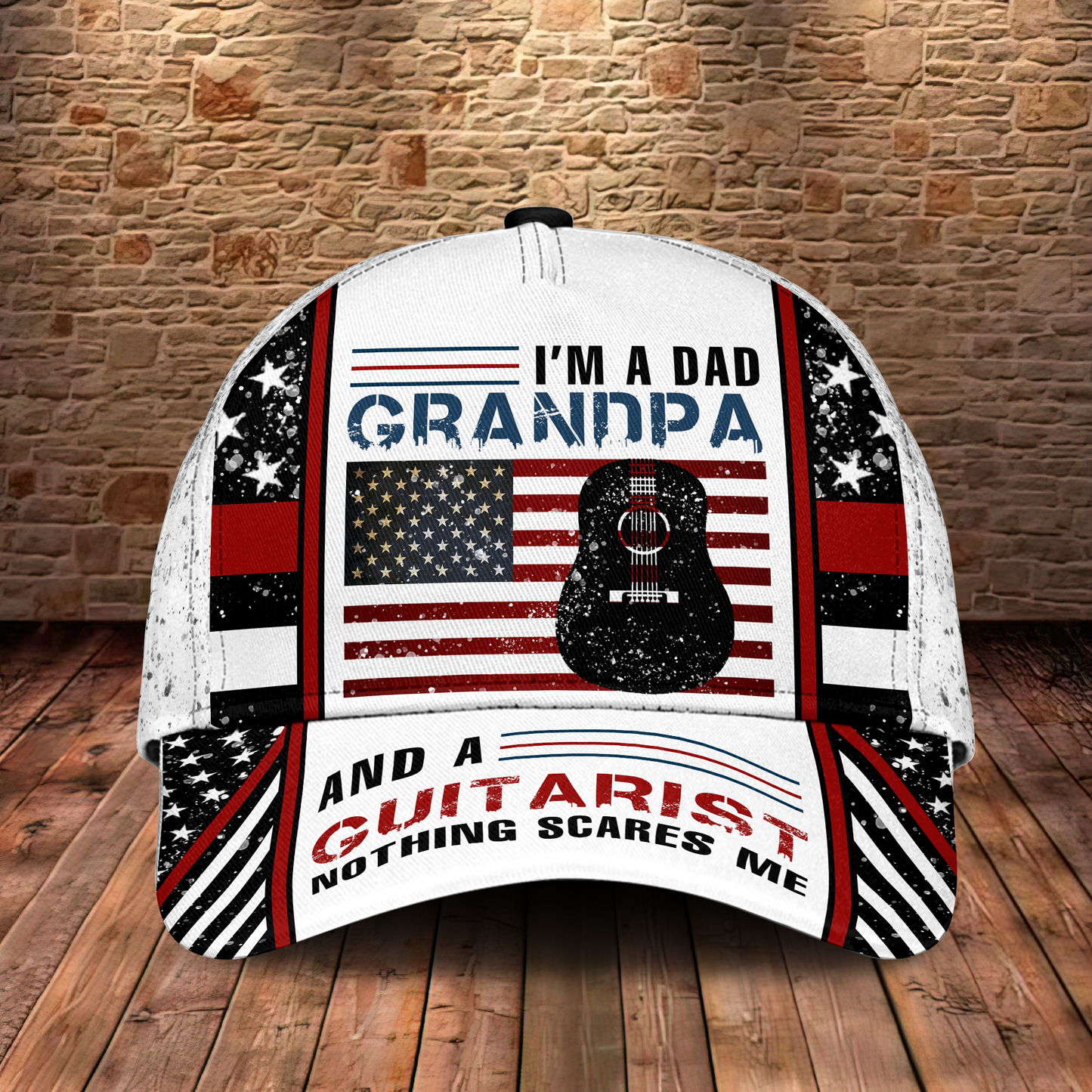 Guitarist Nothing Scares Me Classic Cap For Vacation Style Outdoor Activities And Daily Comfort