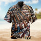 American Creative Hawaiian Shirt For Coastal Travel, Casual Events, And Comfortable Summer Wear