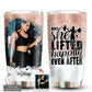Gym Girl And She Lifted Happily Ever After Custom Photo 20 Oz Tumbler For Coffee Travel And Daily Drinks