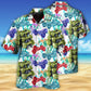 Colorful Gym Training Pattern Hawaiian Shirt For Tropical Holidays, Outdoor Gatherings, And Everyday Comfort