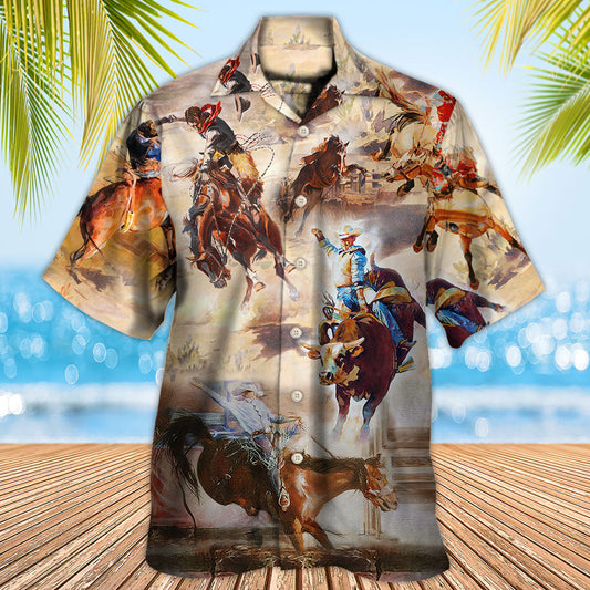 Horse Legacy Is Rodeo Hawaiian Shirt For Summer Gatherings Island Travel And Comfortable Casual Wear