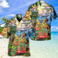 Happy Airplane Island Summer Hawaiian Shirt For Tropical Holidays And Casual Wear