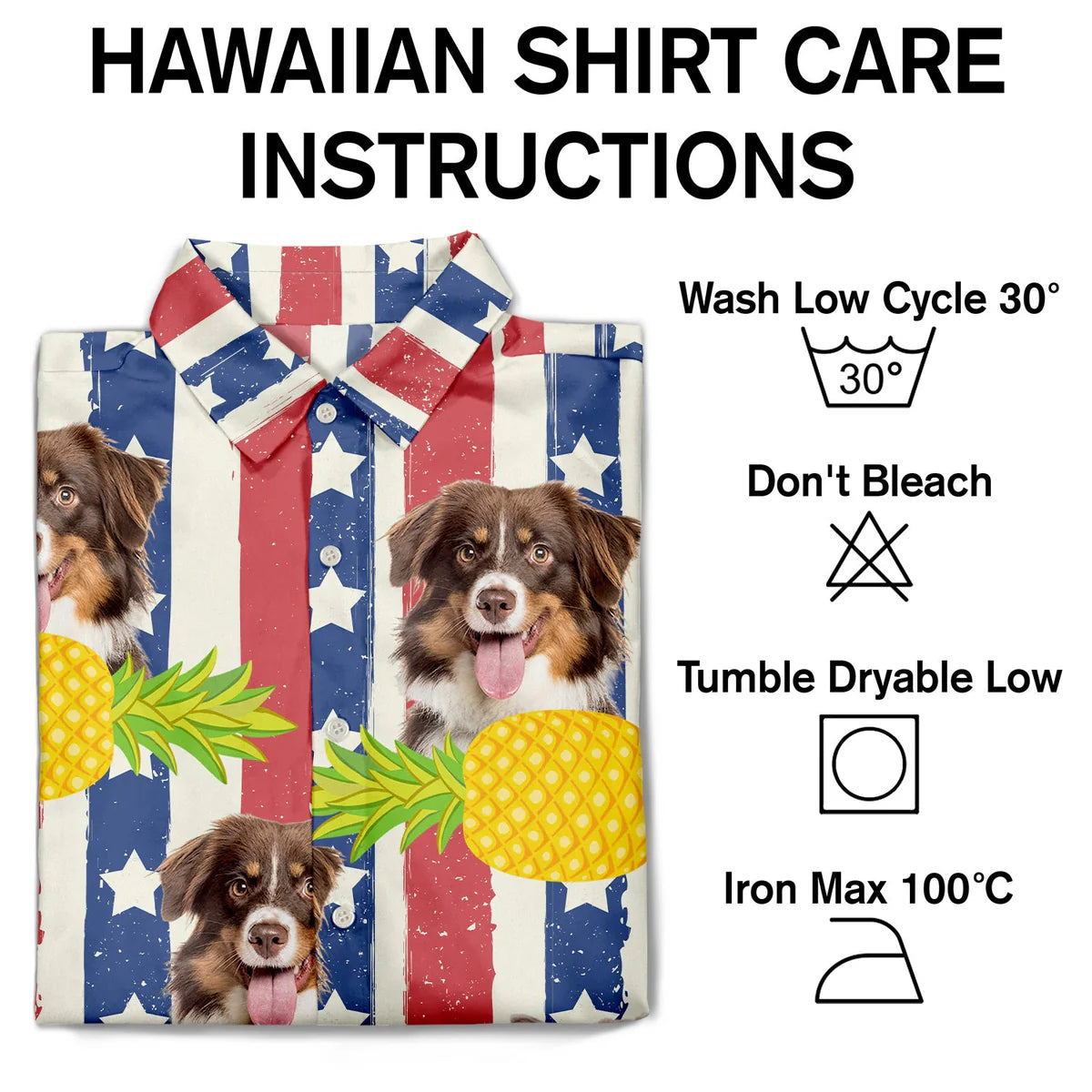 Funny Dog Custom Photo Family Pet Face Hawaiian Shirt For Island Vacations And Everyday Style