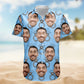 Funny Custom Face Bachelor Party Wedding Gift Hawaiian Shirt For Summer Vacation And Beach Travel
