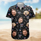 American Independence Day Paw Personalized Photo Hawaiian Shirt For Custom Resort Wear And Summer Trips